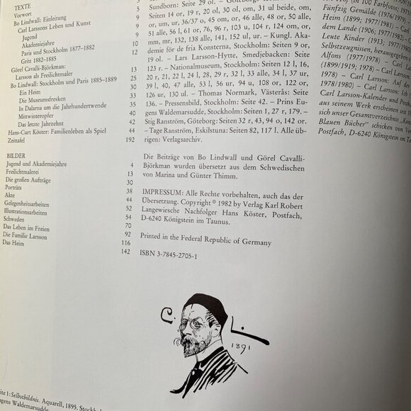 Carl Larssons Welt Hardcover Book Art - Picture 7 of 8